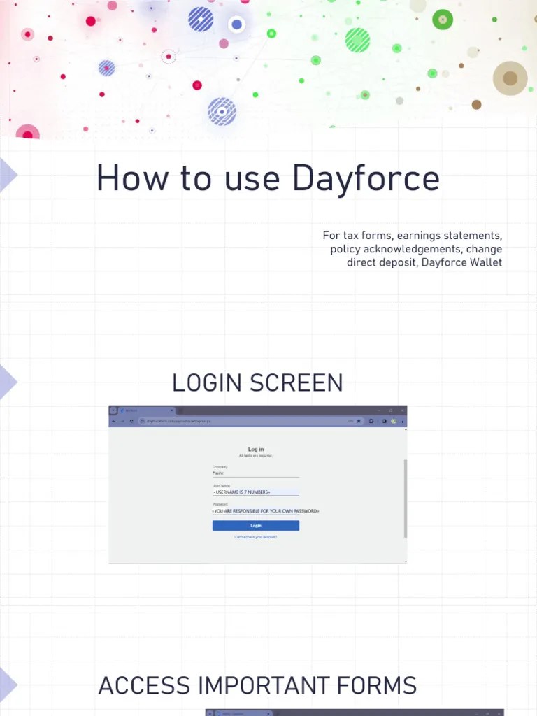 Dayforce Instructions PDF