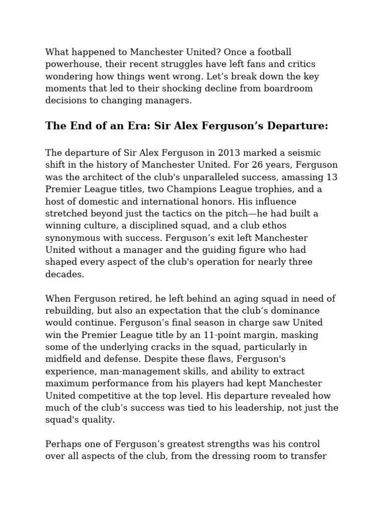 The Untold Story About Manchester United's Downfall PDF(02)