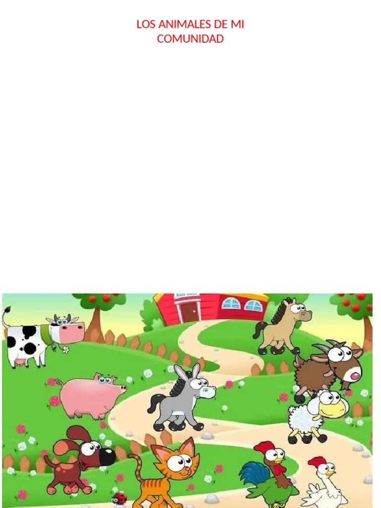 Los Animales de Mi Comunidad (1) PDF