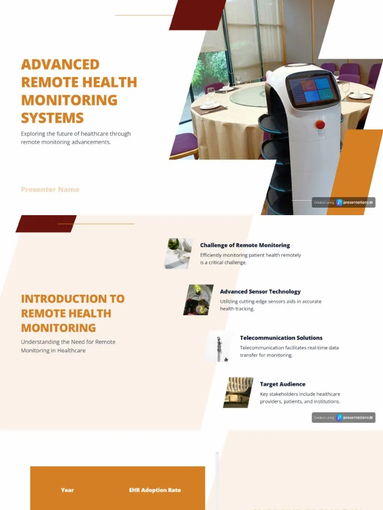 Remote Health Monitoring System Presentation PDF