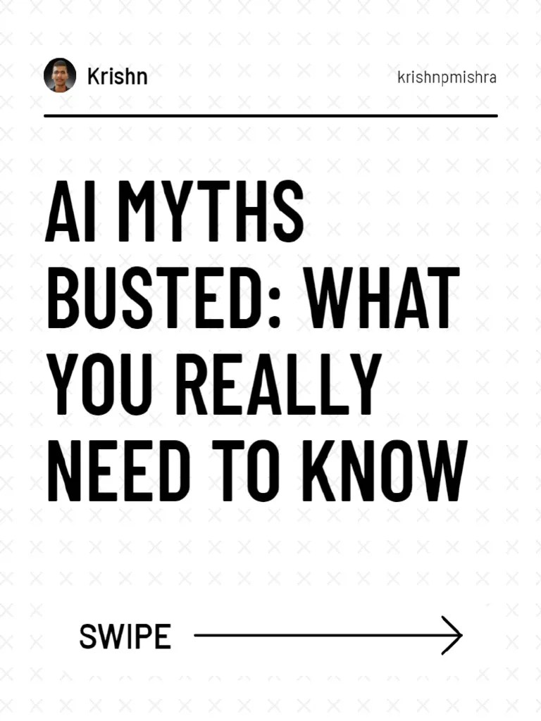Ai Myths Busted What You Really Need To Know Pdf