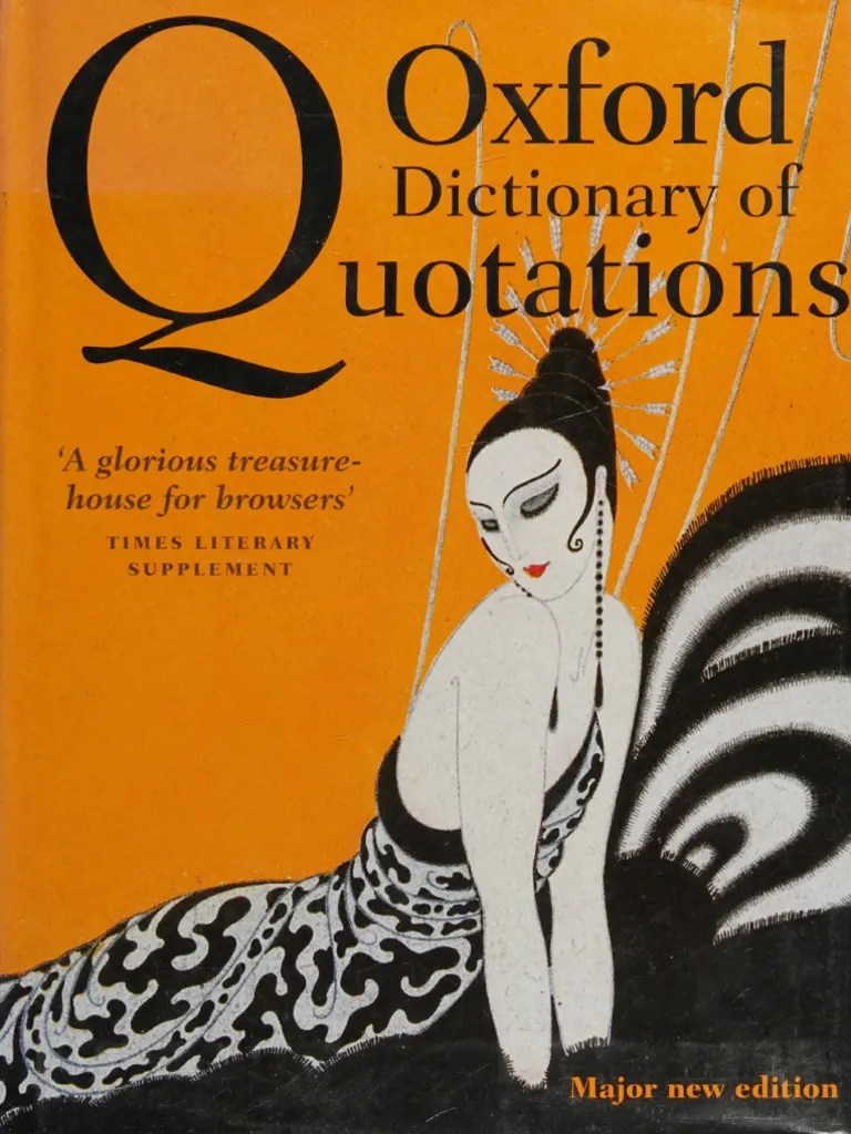 Oxford Dictionary of Quotations Compress PDF Oxford University