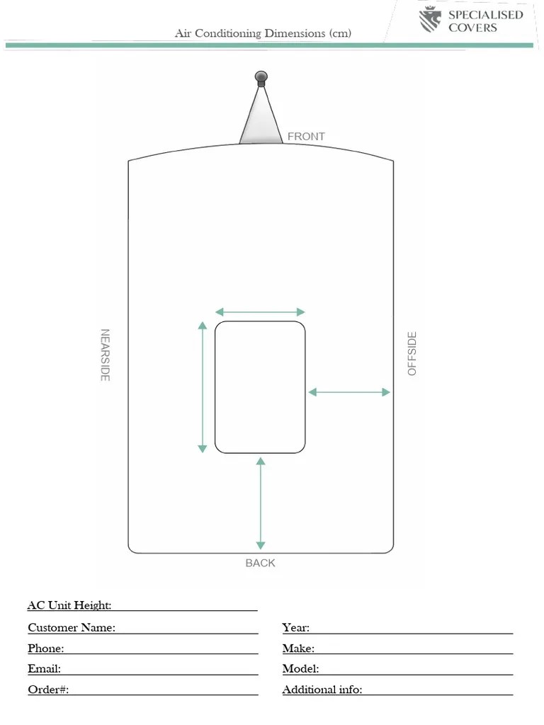 air_conditioning_sheet_dimensions PDF