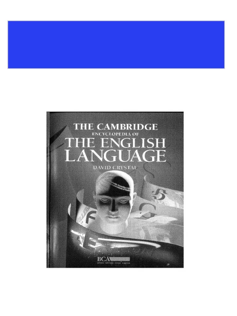 Cambridge Encyclopedia of the English Language 2th The Wei Zhi 2024