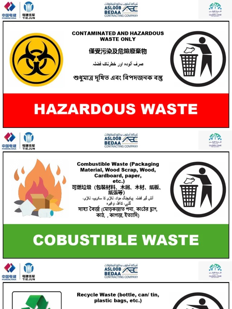 WASTE BIN SIGNAGE PDF