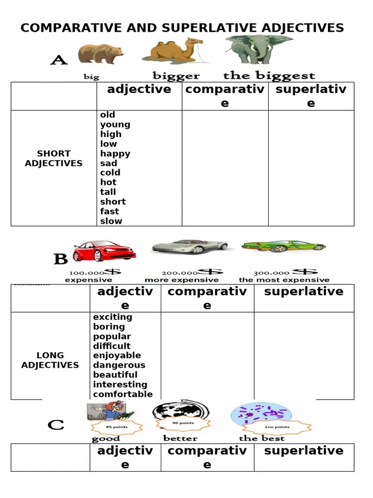 comparativeandsuperlativeadjectives_85189 PDF