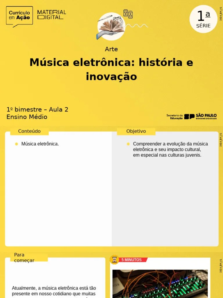História da Música Eletrônica | PDF | Música eletrônica
