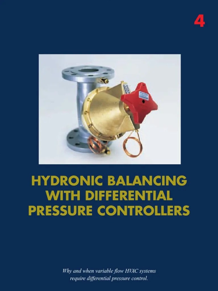 Handbook No 4 Hydronic Balancing With Differential Pressure Controllers