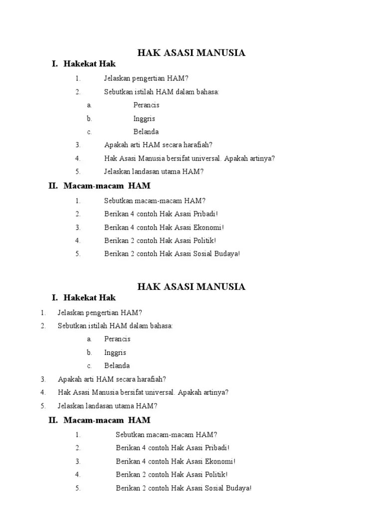 Hak Asasi Manusia | PDF