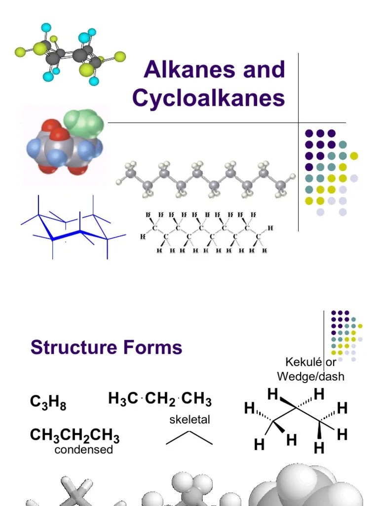 ch3(3)aklanes&cycloaklanes Alkane Functional Group