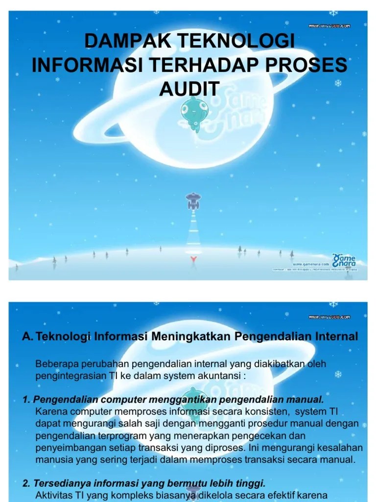 Dampak Teknologi Informasi Terhadap Proses Audit Ppt