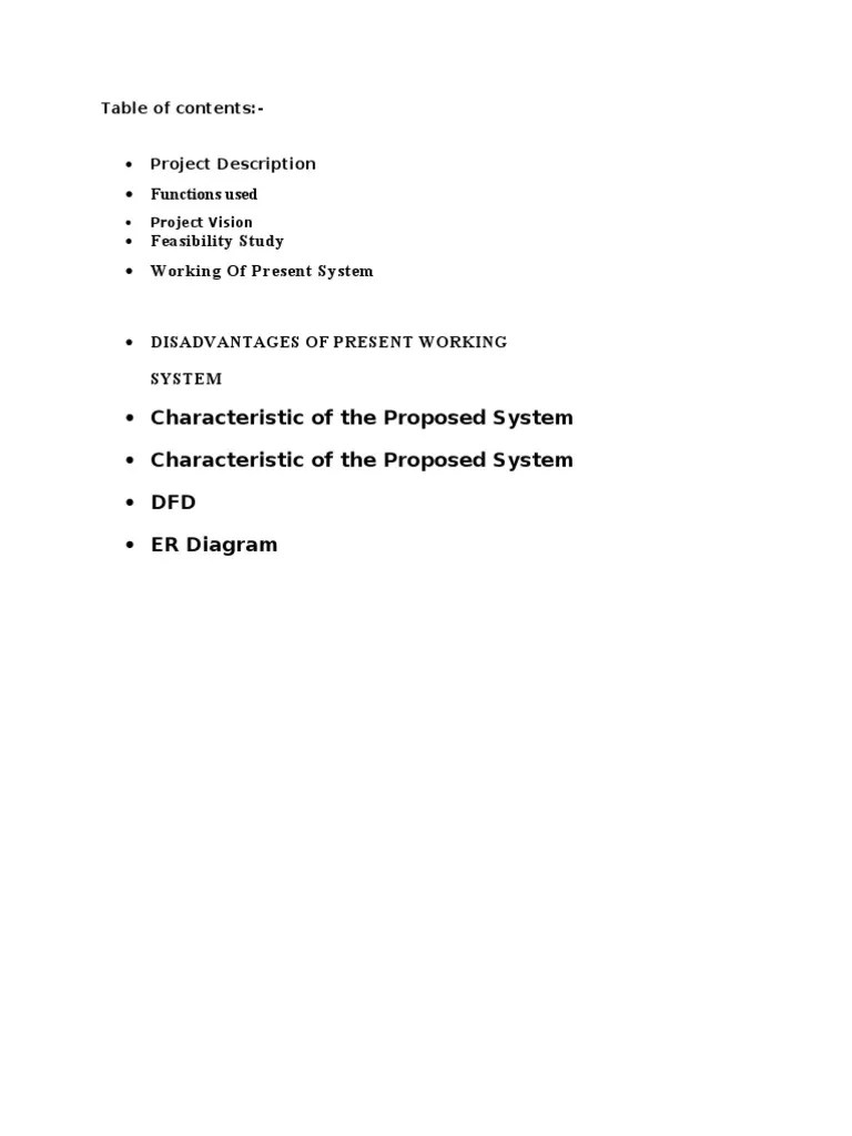 Student Information System PDF Feasibility Study Information