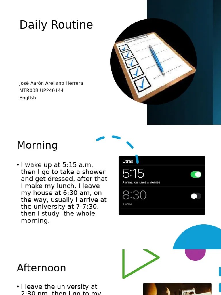Daily Routine PDF
