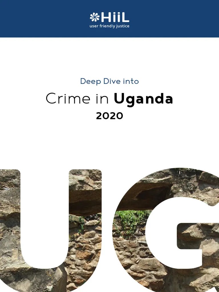 HiiL Uganda Deep Dive Crime Online PDF Crimes Crime & Violence