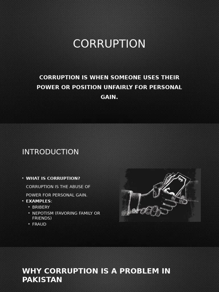 Corruption PDF