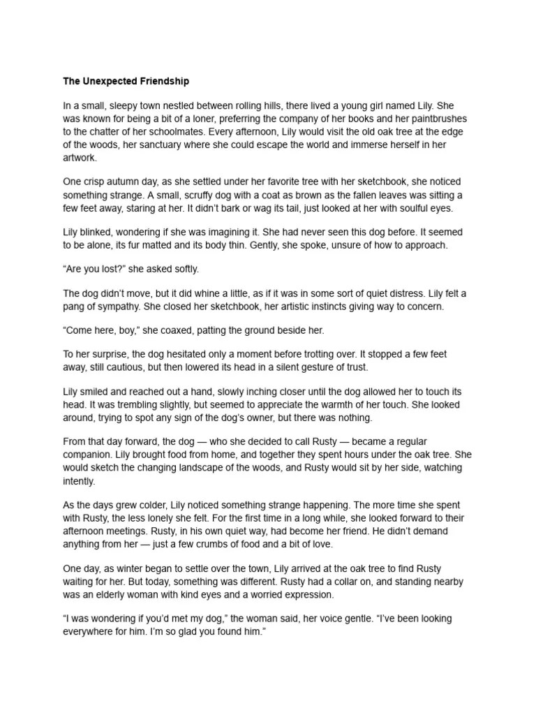 Lily and Rusty's Unexpected Bond PDF