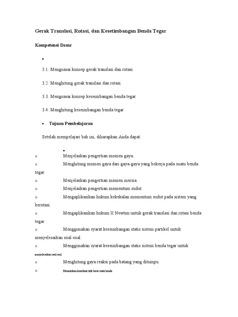 Contoh Soal Hukum Kekekalan Momentum Sudut Penari Balet