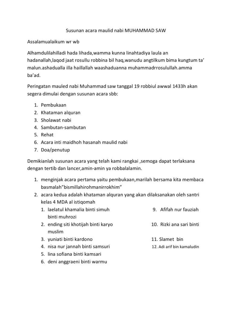 Teks Ceramah Habib Rizieq Maulid Nabi - Nusagates