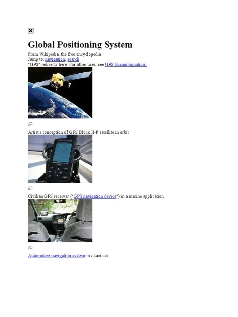 Global Positioning System PDF Global Positioning System Engineering