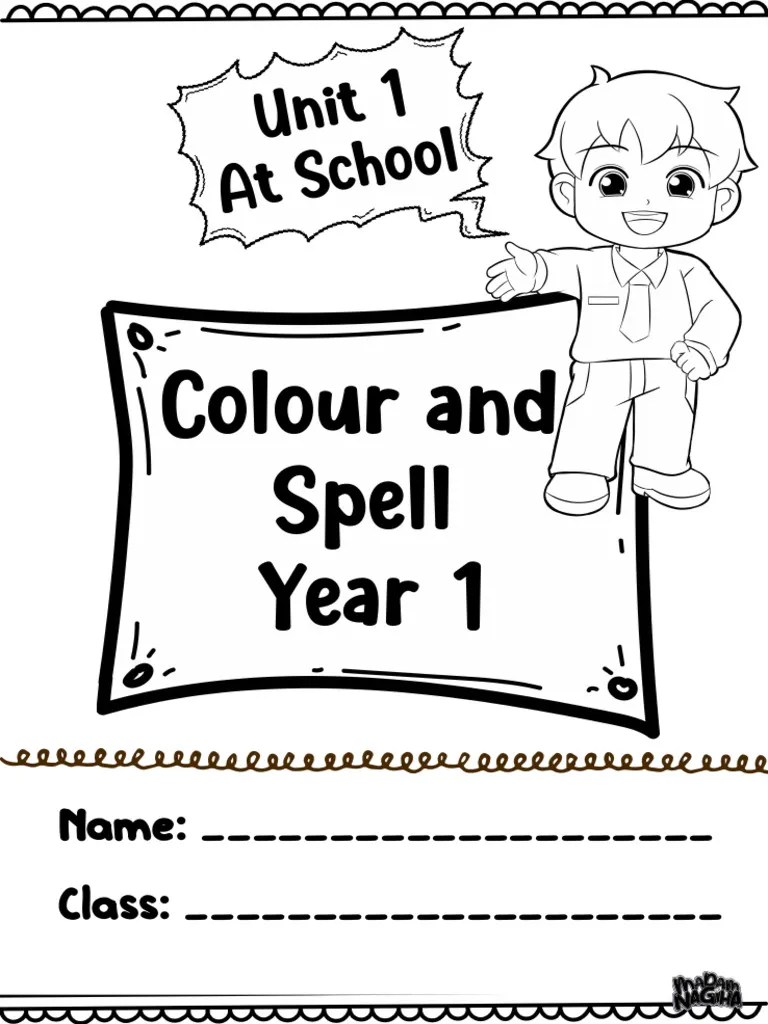 COLOUR&SPELL YEAR 1 UNIT1 PDF