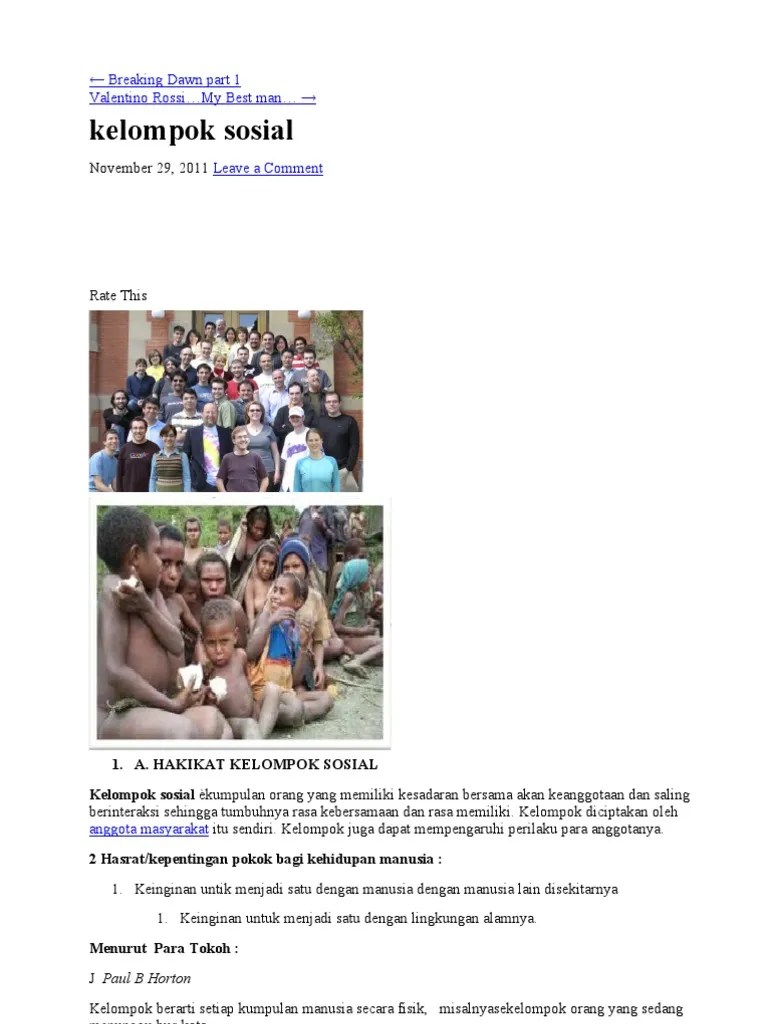 Kelompok Sosial PDF