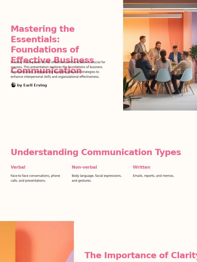 Mastering The Essentials Foundations of Effective Business