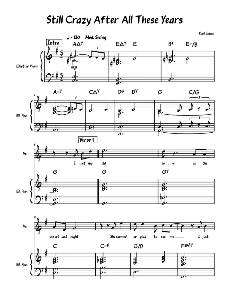 Still Crazy After All These Years Paul Simon PDF