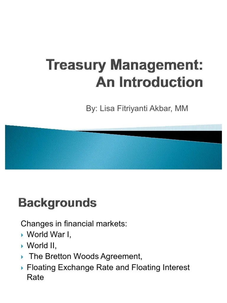 Treasury Management | PDF