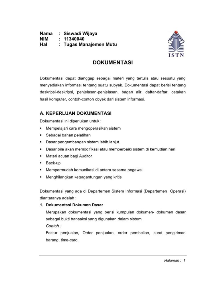 Dokumentasi - Tugas Kelompok X | PDF