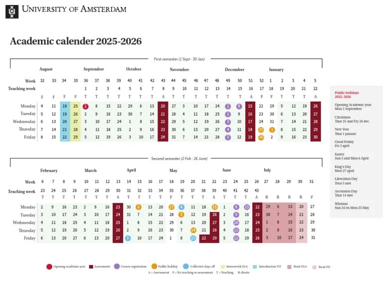 Uva Academic Calendar 2026 27 Academic Planner 2026