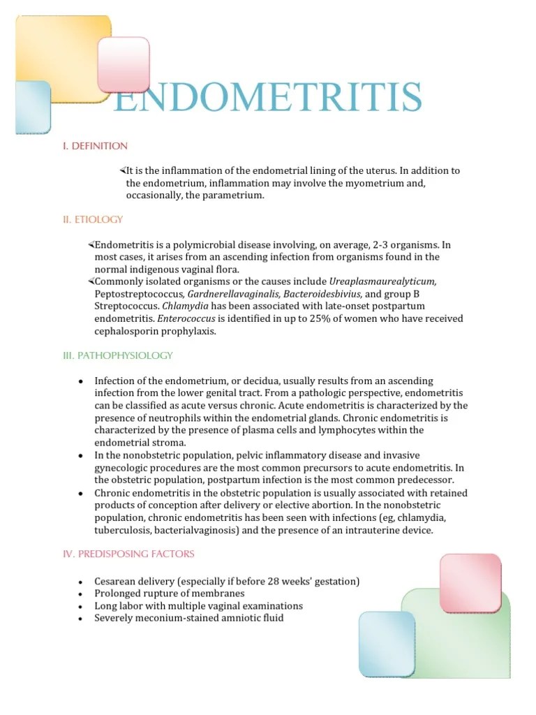 Endometritis