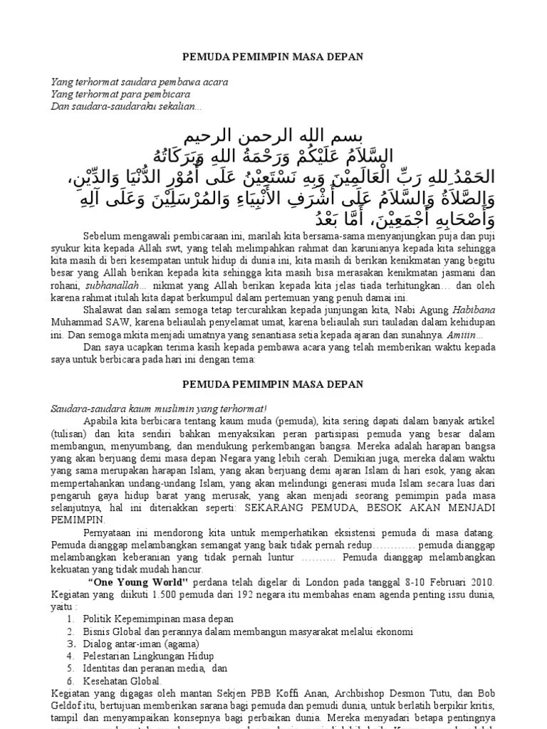 Contoh Ceramah Singkat Tentang Menuntut Ilmu Aneka Contoh