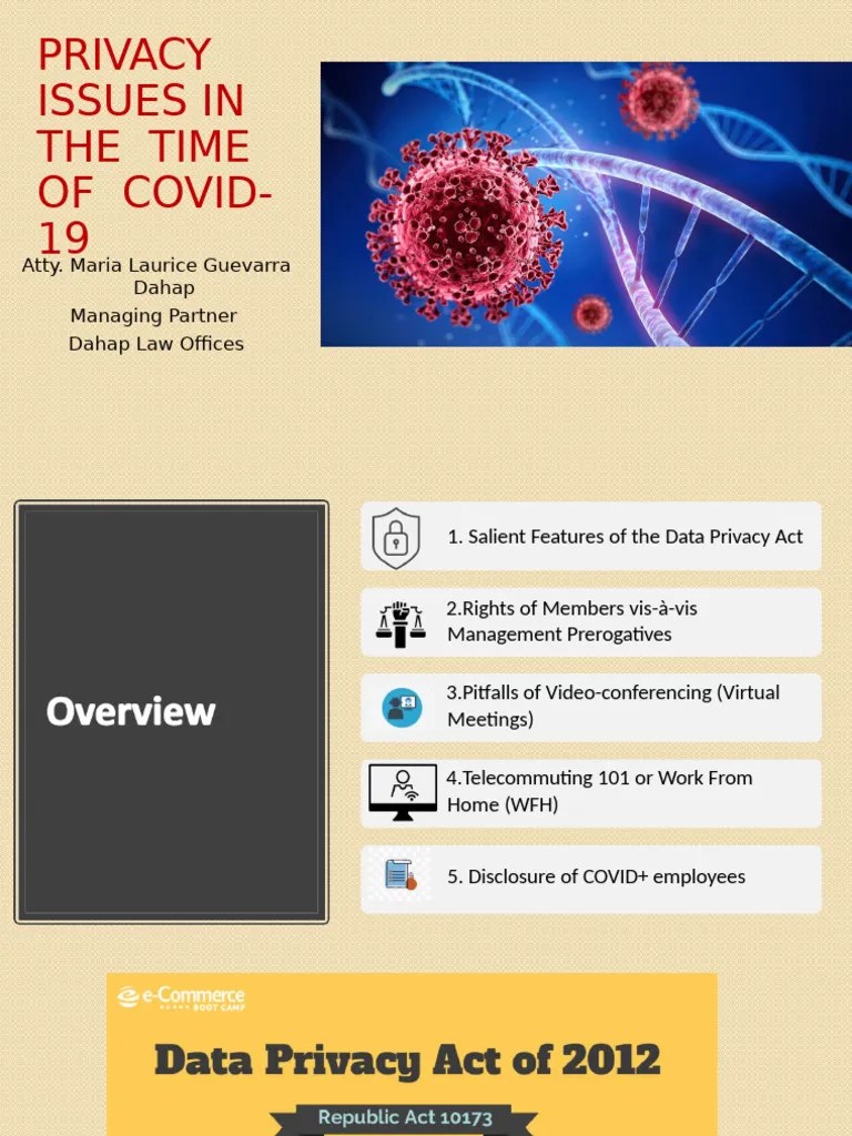 COVID19 Privacy Issues Explained PDF Privacy Computer Security