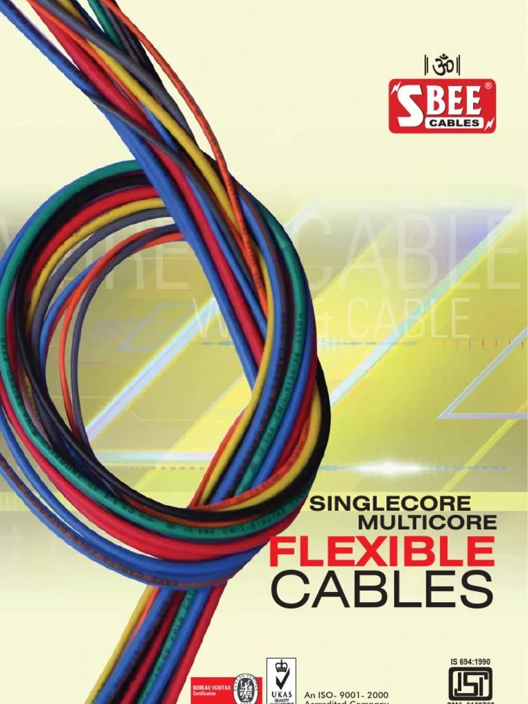 Single Core & Multicore Flexible Cables PDF Cable Electrical