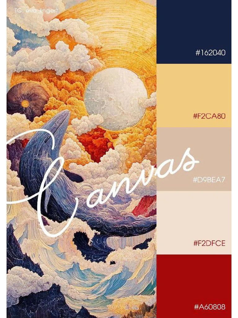 Color palette Canvas PDF
