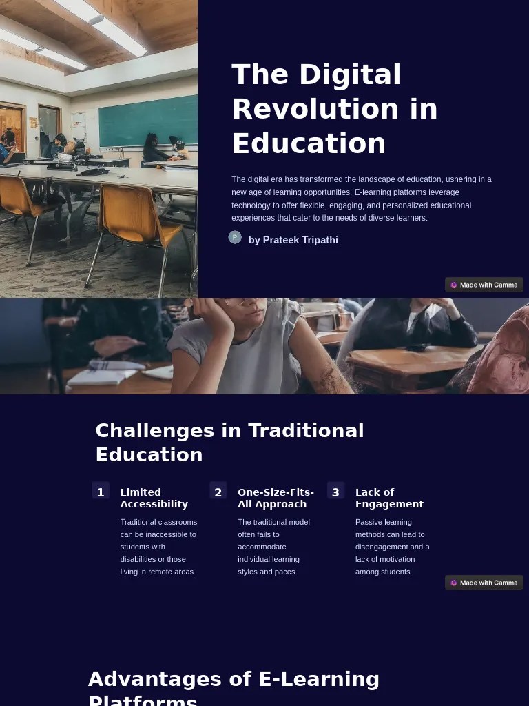 Elearning Transforming Education Access Pdf Educational