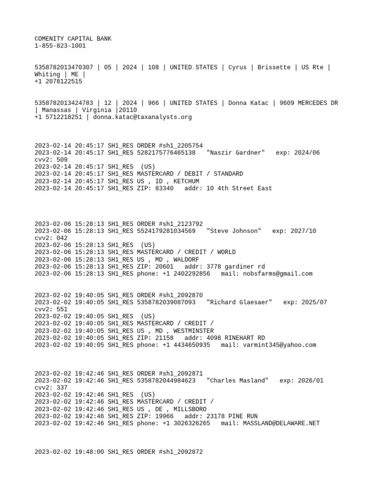 Comenity Capital Bank Customer Orders Pdf