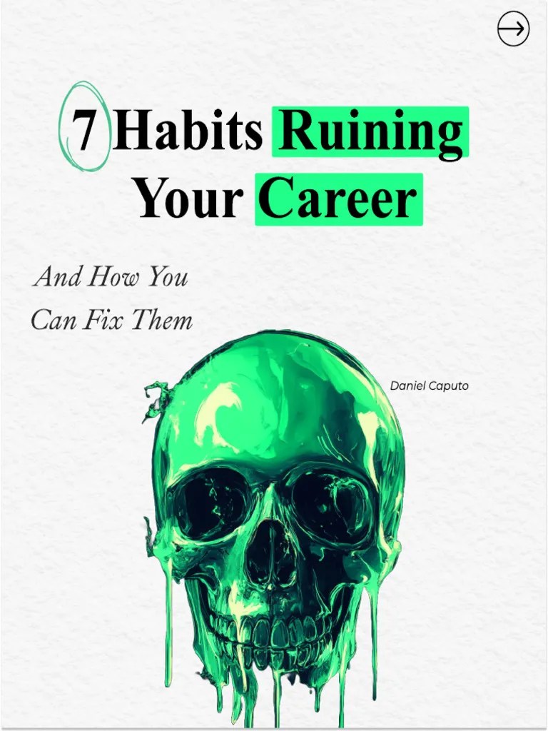 7 Career Habits to Avoid PDF