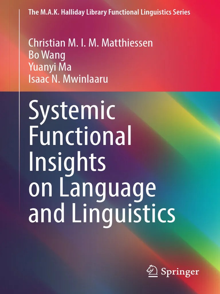Systemic Functional Linguistics Insights PDF Linguistics