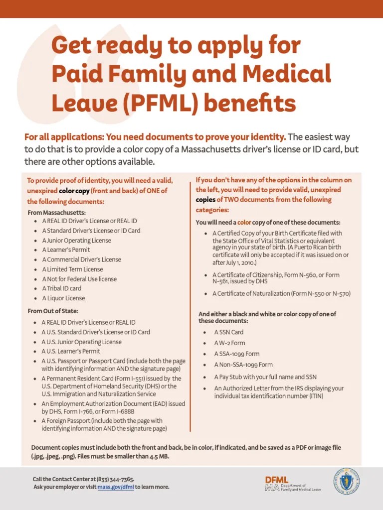 Apply for PFML Benefits in Massachusetts PDF Identity Document(03)
