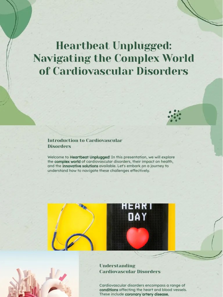 Slidesgo Heartbeat Unplugged Navigating The Complex World Of
