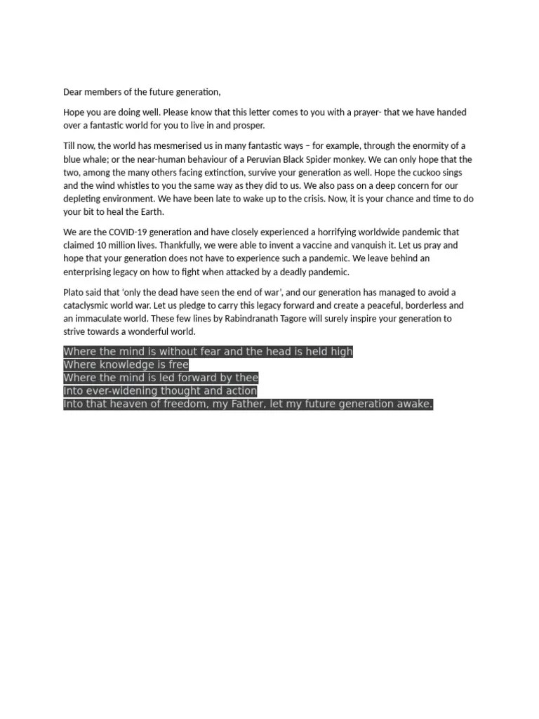 Legacy of Hope for Future Generations PDF