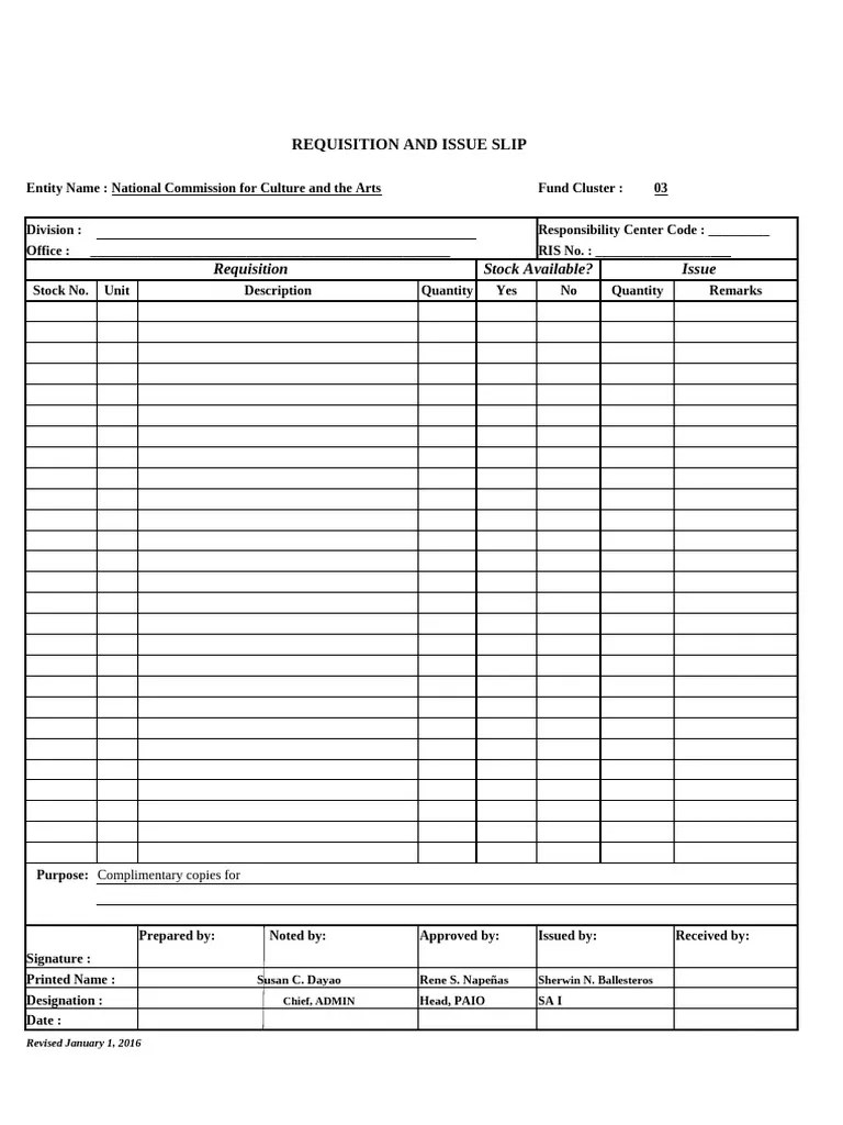 Ris Form PDF