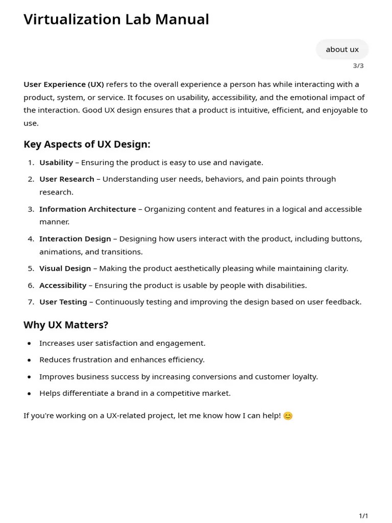 Understanding User Experience Ux Design Pdf