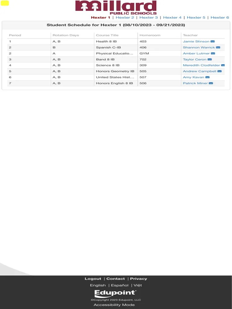 Student Vue PDF