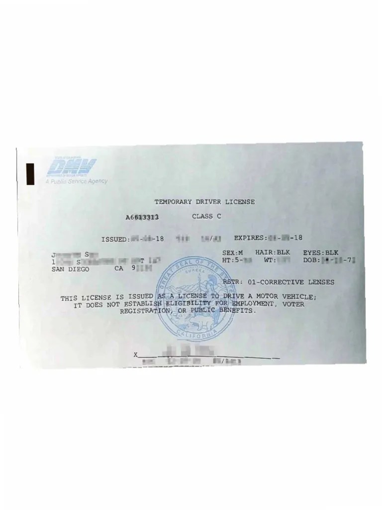 Temporary Driver License PDF(08)