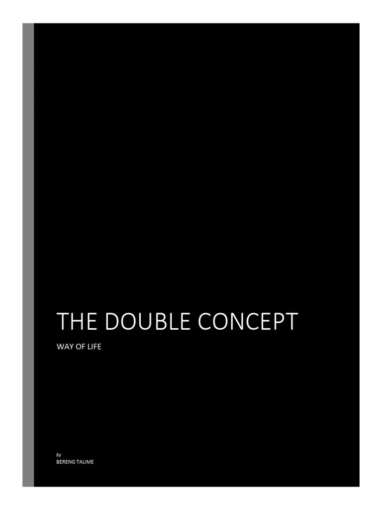 The Double Concept Way To Life PDF Truth God