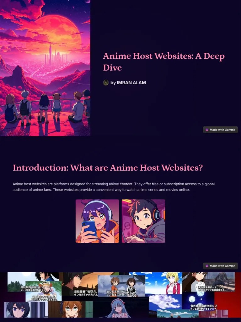 Anime Host Websites A Deep Dive Pdf Anime Streaming Media
