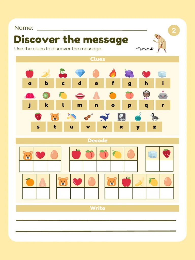 Decode the Hidden Message Guide PDF