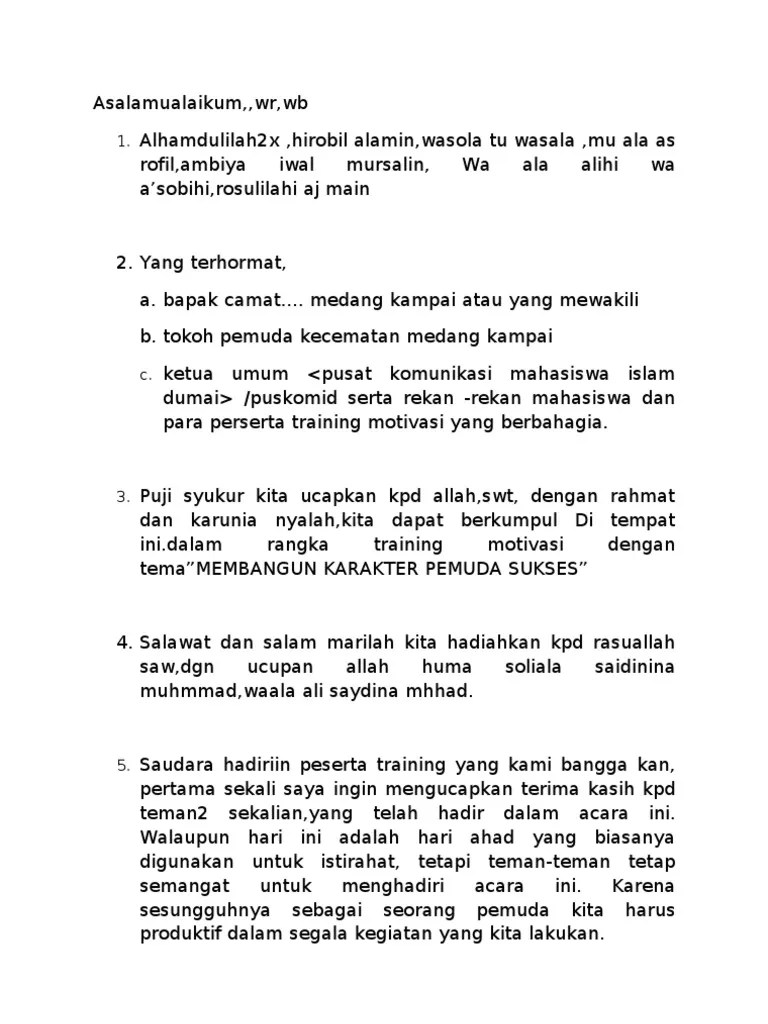 Sambutan Ketua Panitia | PDF